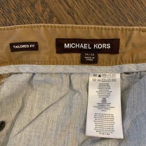 Michael Kors Tailor Fit Khaki Pants.